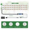 Image 2 : 2-Pack LED Grow Light Strips for Indoor Plants; Full-Spectrum, 5 Brightness Levels, Timer - New
