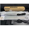 Image 4 : 2-Pack LED Grow Light Strips for Indoor Plants; Full-Spectrum, 5 Brightness Levels, Timer - New