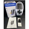 Image 2 : Portable Plug-In Heater; 500W Electric Heater with Remote Control - New