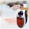 Image 7 : Portable Plug-In Heater; 500W Electric Heater with Remote Control - New