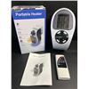 Image 2 : Portable Plug-In Heater; 500W Electric Heater with Remote Control - New