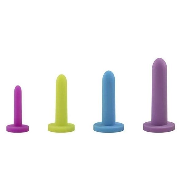 Intimate Rose 4PC Small Dilator Set for Pelvic Floor Controlled Dilation Therapy - NEW SEALED!
