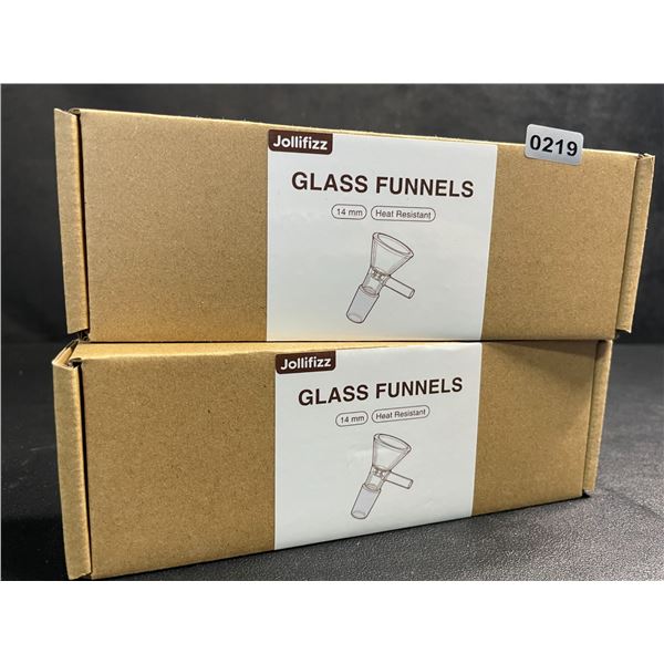 2 Boxes (12PCS Each) Replacement Glass Bowls for Bongs/Pipes etc. Heat-Resistant Glass Bowls - New