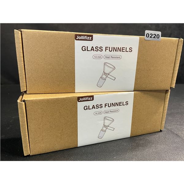 2 Boxes (12PCS Each) Replacement Glass Bowls for Bongs/Pipes etc. Heat-Resistant Glass Bowls - New