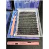Image 2 : Lot of 3 DIY Eyelash Extension Kits with Tweezers, Lash Clusters, & Glue - New