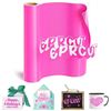 Image 1 : 15FT Roll Bright Pink Permanent Vinyl for Cricut/DIY Crafts/Decor/Decals/Stickers etc. - New