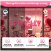 Image 3 : 15FT Roll Bright Pink Permanent Vinyl for Cricut/DIY Crafts/Decor/Decals/Stickers etc. - New