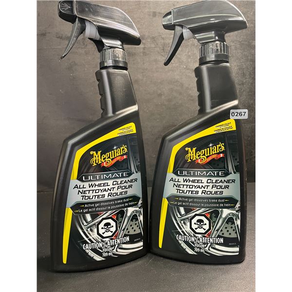 Lot of 2 Meguiar's Ultimate All Wheel Cleaner (709ml) Safe for All Wheels/Dissolves Brake Dust - New