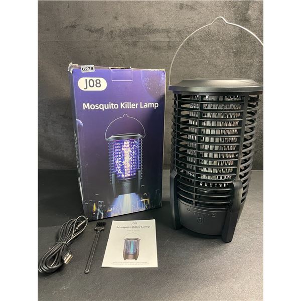 USB Rechargeable Electric Solar Bug Zapper/UV Mosquito Killer Lamp; 4200V, Hanging Design - New