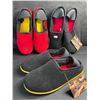 Image 1 : 3 Pairs of Ravelier Faux Wool Slippers for Women - Assorted Sizes - New