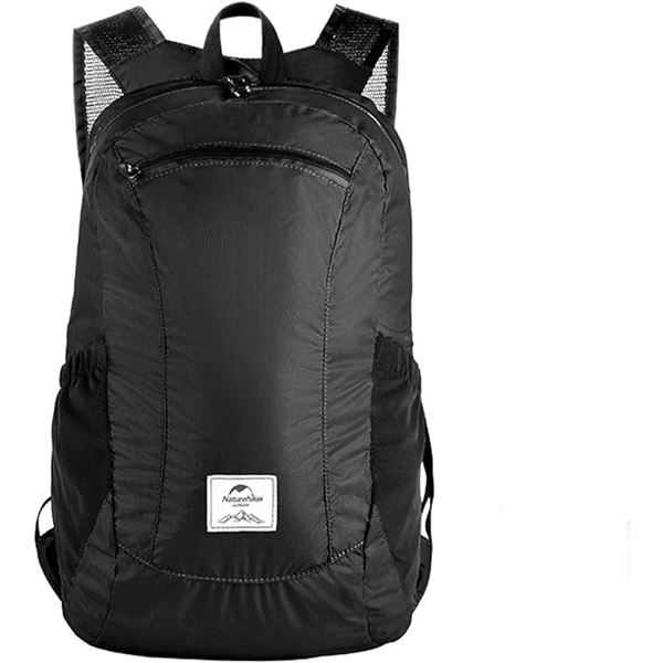 Naturehike 18L Hiking Ultralight Waterproof Backpack (Black) Packable/Foldable Design - New