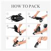 Image 4 : Naturehike 18L Hiking Ultralight Waterproof Backpack (Black) Packable/Foldable Design - New