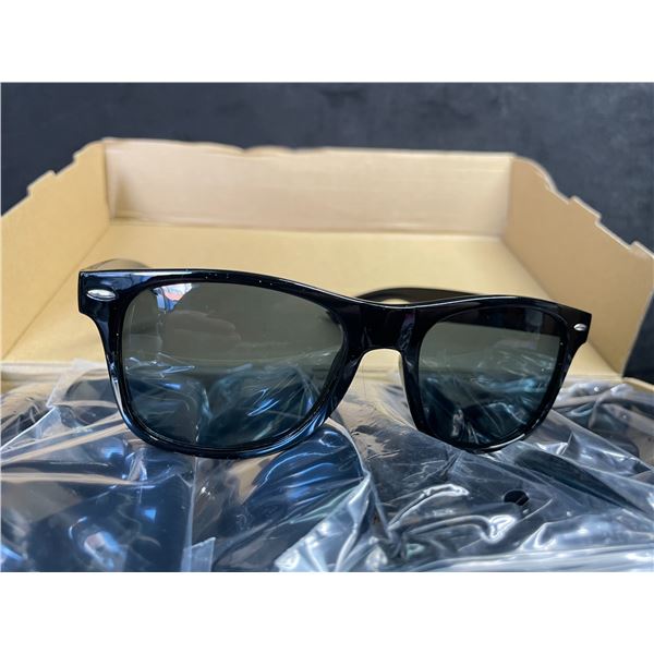 20-Pack Box of Black Sunglasses - New