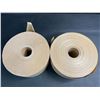 Image 7 : 2 Rolls of Reinforced Water Activated Gummed Kraft Paper Tape (2.75" x 380FT) Heavy Duty - New