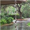 Image 1 : Decorative Rain Chains for Gutters (11.1 FT Length) Rustic Iron Bird 12-Cup Design for Downspouts