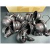 Image 6 : Decorative Rain Chains for Gutters (11.1 FT Length) Rustic Iron Bird 12-Cup Design for Downspouts