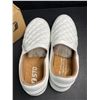 Image 7 : STQ White Slip-On Shoes/Quilted Loafers for Women (Size 8) - New (Damaged Box)