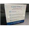 Image 7 : 50PC Box of XL Clean Towels; Dermatologist-Approved Compostable Face Towels - Ultra Soft - New
