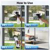 Image 5 : Cordless Electric Window Cleaner Tool Kit; 150ml Water Tank, 2000Pa Powerful Suction - New