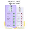 Image 7 : Portable Milk Chiller/Breast Milk Cooler Bottle for Travel (19oz Capacity) 24Hr Cooling - New