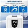 Image 4 : Ultrasonic Cleaner Machine for Jewelry, Retainers, Mouth Guards; 200ml, 4 Modes, Digital Timer - New