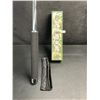 Image 3 : 21 Inch Steel Retractable Security Baton with Padded Grip and Belt Pouch - New