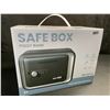 Image 2 : Safe Box/Keepsake Locking Box with Key/Passcode (Black) Money Safe/{Piggy Bank Box - New