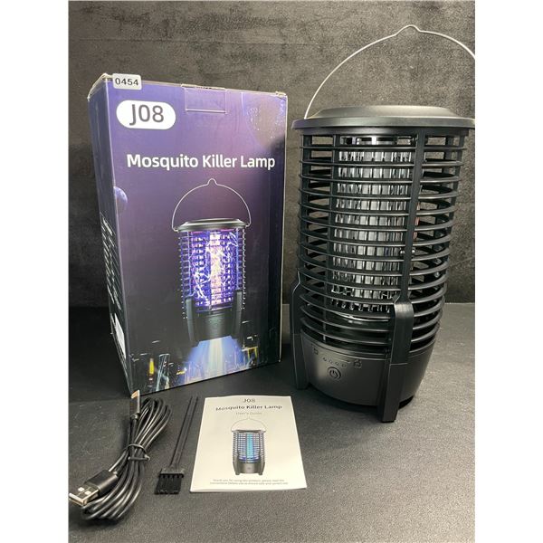 USB-C Rechargeable Electric Solar Bug Zapper/UV Mosquito Killer Lamp; 4200V, Hanging Design - New