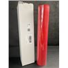 Image 2 : 25FT Roll of Heat Transfer Vinyl (Red) Iron-On HTV for Cricut/Heat Press Crafts/Custom Shirts; New