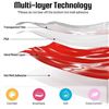 Image 5 : 25FT Roll of Heat Transfer Vinyl (Red) Iron-On HTV for Cricut/Heat Press Crafts/Custom Shirts; New