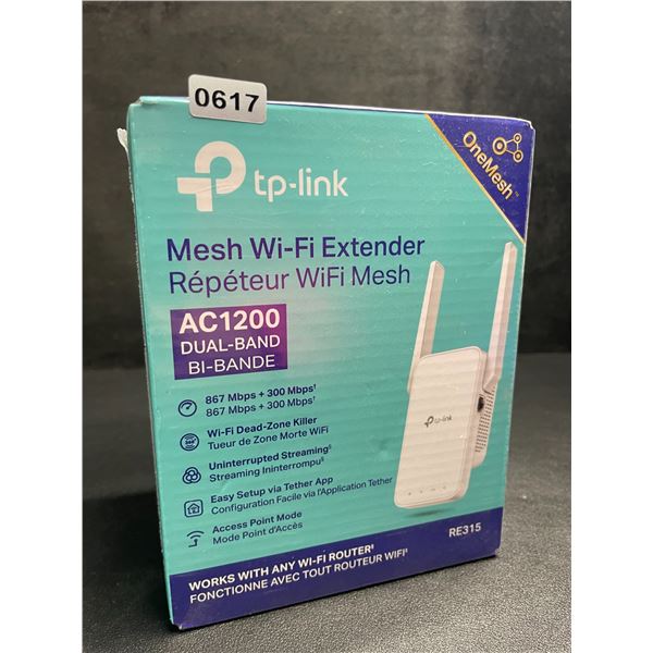 TP-Link AC1200 Mesh Wi-Fi Extender/WiFi Booster - Works with Any WiFi Router - New Sealed!
