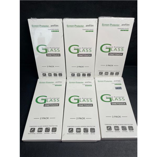 6 Packs of iPhone 15 Pro Max Screen & Camera Lens Protectors (2 Each Per Pack) - New Sealed!
