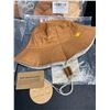 Image 3 : Lot of 4 Hatiis Baby/Toddler/Kids Sun Hats - UPF 50+ Sun Protection Bucket Hats (Dark Orange) - New