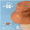 Image 9 : Lot of 4 Hatiis Baby/Toddler/Kids Sun Hats - UPF 50+ Sun Protection Bucket Hats (Dark Orange) - New