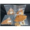 Image 2 : Lot of 4 Hatiis Baby/Toddler/Kids Sun Hats - UPF 50+ Sun Protection Bucket Hats (Dark Orange) - New