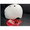 Image 2 : Triple Eight Certified Sweatsaver Bike/Sports Helmet - Size XXL- White - New with Tags!