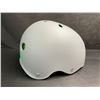 Image 2 : Triple Eight Certified Sweatsaver Bike/Sports Helmet - Size L- Grey/Green - New with Tags!
