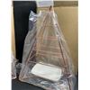 Image 4 : Lot of 2 Rose Gold 4-Tier Pyramid Jewelry Organizers/Holders with Tray - 12" Tall - New
