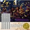 Image 6 : 4 Packs (48PCS Total) Gold Confetti Wands/Confetti Flick Flutter Sticks for Celebrations - New
