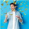 Image 8 : 4 Packs (48PCS Total) Gold Confetti Wands/Confetti Flick Flutter Sticks for Celebrations - New
