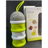 Image 2 : Lot of 2 Bbluv Dose Multipurpose Stackable Containers; Great for Snacks/On-the-Go! - New