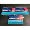 Image 1 : 3 Boxes of Monistat Derm External Vaginal Cream (15g) For Feminine Care - New (Exp: 2027/05)