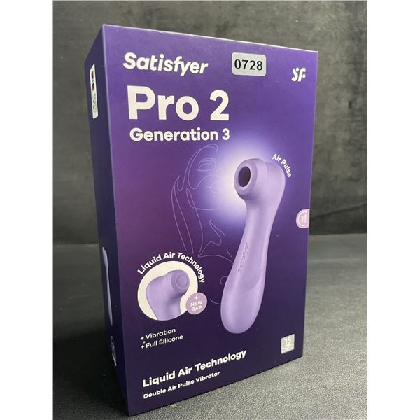 Satisfyer Pro 2 Generation 3 Double Air Pulse Vibrator/Sex Toy for Women - Brand New