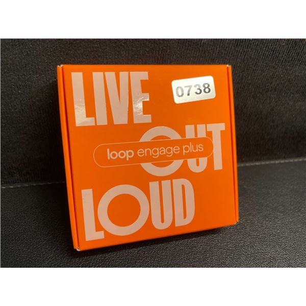 Loop Engage Plus Earplugs - 8 Ear Tip Sizes Incl; 16 dB & 10dB NRR coverage - Lucid Rose - New