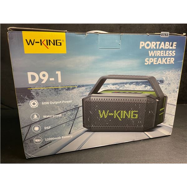 W-KING D9-1 Portable Wireless Bluetooth Speaker (60W) with Deep Bass! Waterproof Design - NEW!