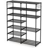 Image 1 : 7-Tier Metal Shoe Rack Tower/Shoe Storage Organizer Shelf; Holds 24-30 Pairs - New in Box