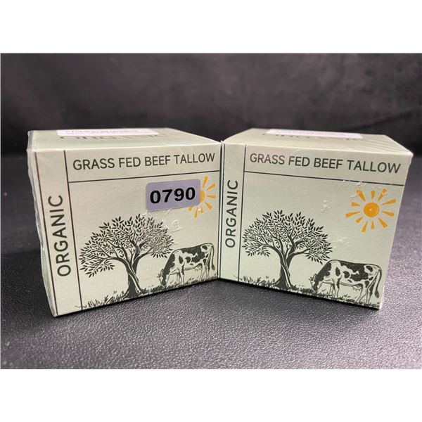2 Boxes of Organic Grass Fed Beef Tallow Balm (50g) - New Sealed