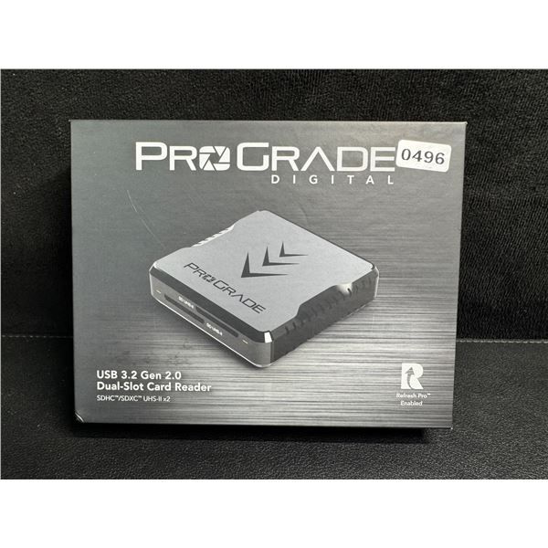 Pro Grade Digital USB 3.2. Gen 2 Dual Slot SD Card Reader -  New