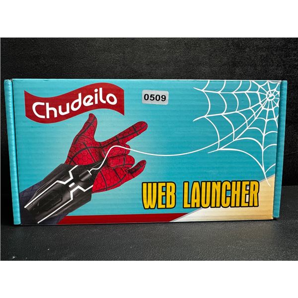 Spider Web Shooter Toy/Launcher Glove with 9.8FT Range - Great for Superhero Role-Play - New