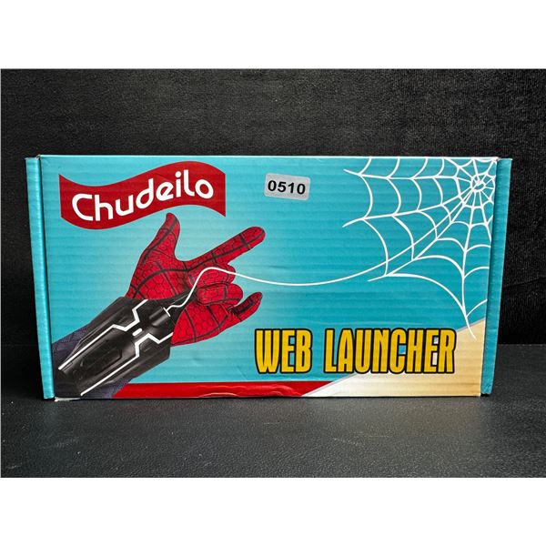 Spider Web Shooter Toy/Launcher Glove with 9.8FT Range - Great for Superhero Role-Play - New
